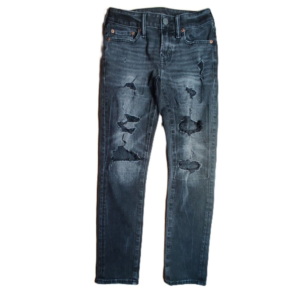 American Eagle Womens AirFlex 360 Jeans 26x28 Distressed Skinny Stretch
